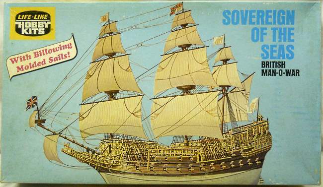 Life-Like Sovereign of the Seas Man-O-War (Royal Sovereign) - (ex-Pyro), 09211 plastic model kit